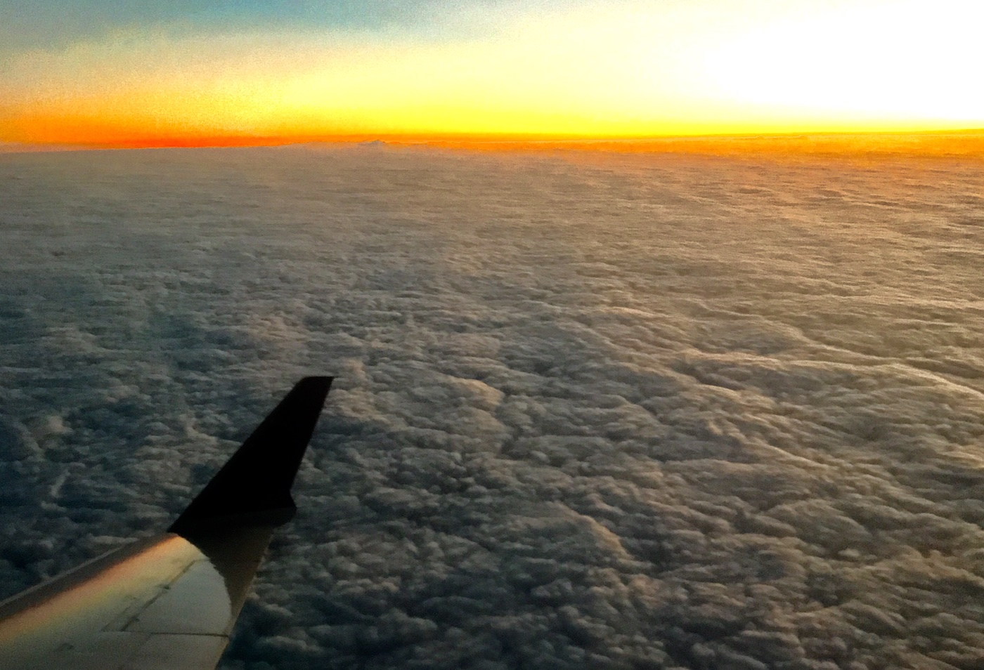 The View from 14F on a Delta Flight