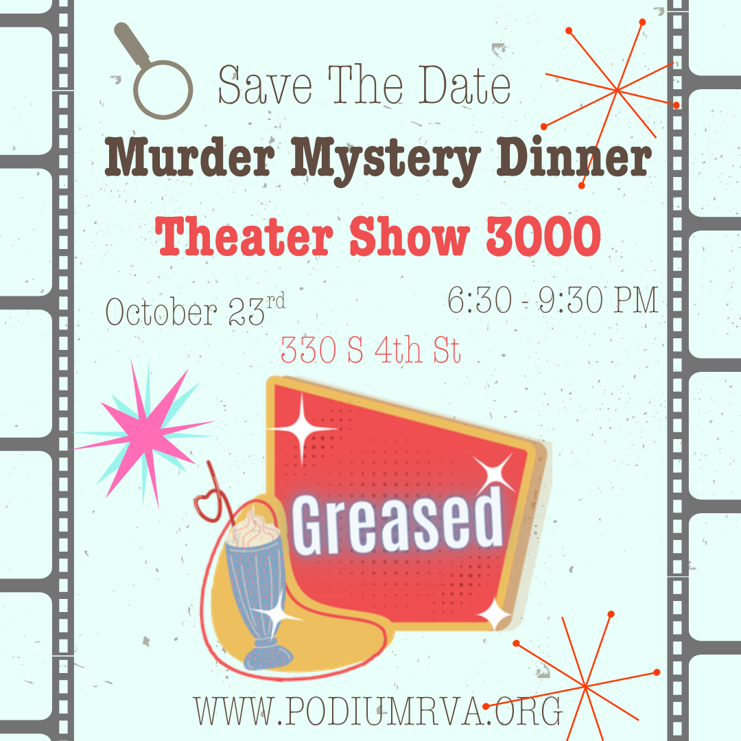 Greased Podium RVA 2026 Murder Mystery