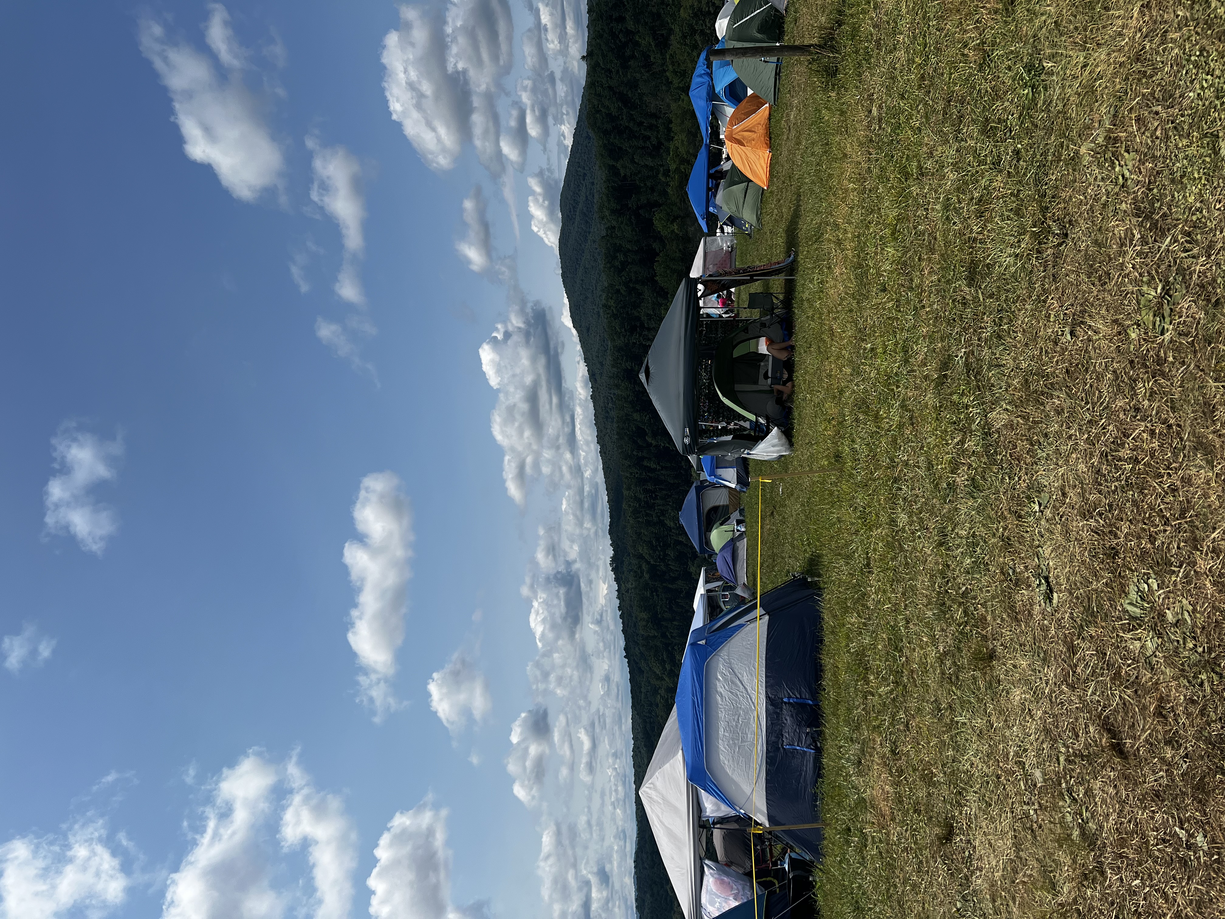 Hilltop Camping at Big Dub Music Festival